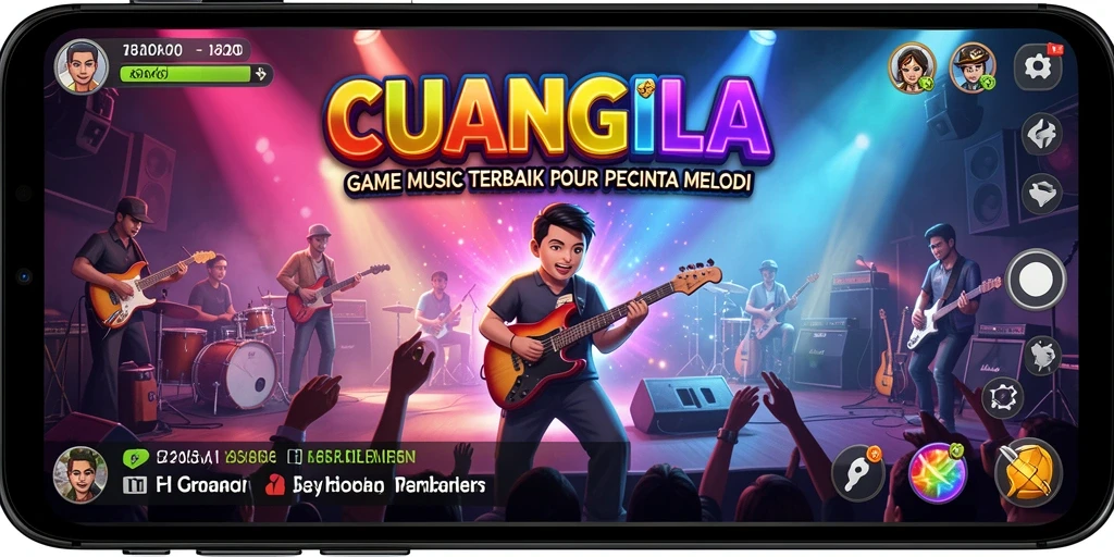 Tampilan gameplay interaktif di CUANGILA yang menarik dan penuh energi.