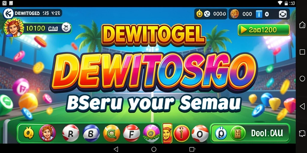 Screenshot gameplay DEWITOGEL yang mengasyikkan dengan suasana Bingo.