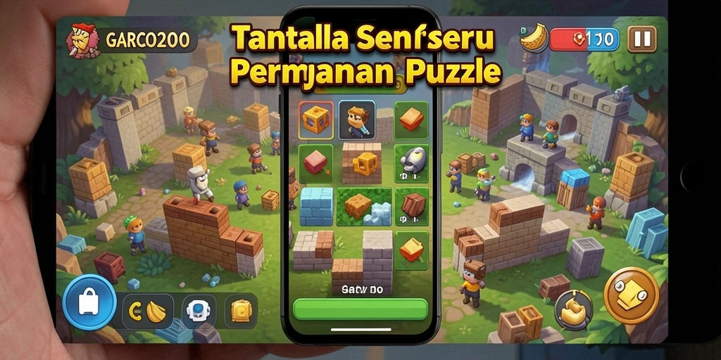Tampilan gameplay GARCO200 yang menantang dan menarik.