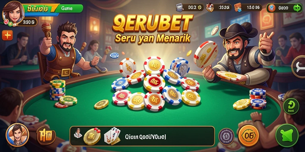 Tampilan seru gameplay QiuQiu di SERUBET.